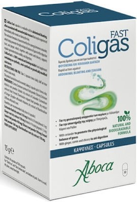 Aboca Fast Coligas, Συμπλήρωμα Διατροφής Για Την Αντιμετώπιση Του Φουσκώματος 30caps