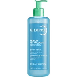 Bioderma Sebium Gel Moussant Εξυγιαντικό Gel Καθαρισμού για Λιπαρό Δέρμα με Τάση Ακμής 400ml