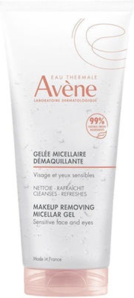 Avene Makeup Removing Micellar Gel (200ml) - Τζελ Ντεμακιγιάζ με Μικκύλια, Ευαίσθητο Δέρμα