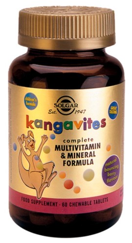 Solgar Kangavites Formula 60 μασώμενες ταμπλέτες Berry