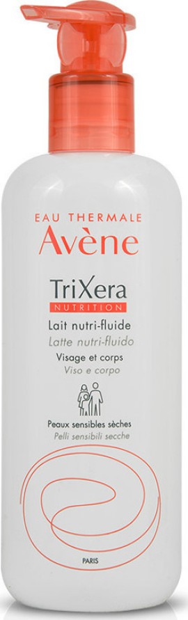 Avene Trixera Nutrition Lait Nutri-Fluide Λεπτόρρευστο Θρεπτικό Γαλάκτωμα Για Το Ξηρό Ευαίσθητο Δέρμα 400 ml