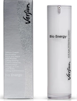 Version Derma Bio Energy 24ωρη Κρέμα Προσώπου και Λαιμόυ Μυοχαλαρωτικής Δρασης και Σύσφιξης 50ml