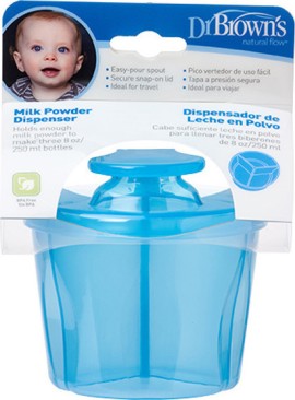 Dr.Browns Milk Powder Dispenser Δοχείο Γάλακτος σε Σκόνη, 3 δόσεις, Μπλε, 1τμχ