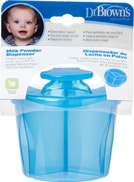 Dr. Browns Milk Powder Dispenser Δοχείο Γάλακτος σε Σκόνη, 3 δόσεις, Μπλε, 1τμχ