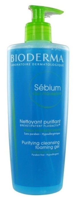 Bioderma  Sebium Gel Moussant  Nettoyant  Purifiant  Αφρώδες Τζέλ Καθαρισμού 200ml