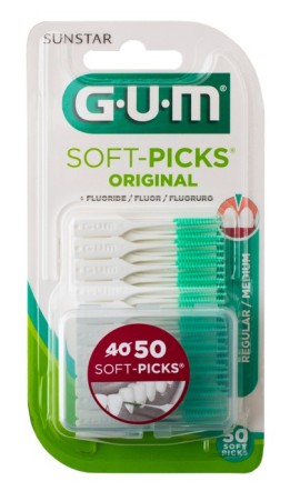 Gum 632 Soft Picks Original Regular/medium Μεσοδόντια Βουρτσάκια 50τμχ