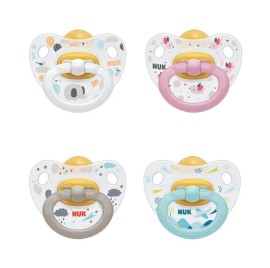 Nuk Πιπίλα Latex Classic Happy Kids 18-36 μηνών 1 τεμ