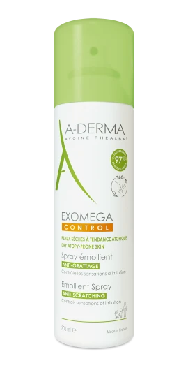 A-Derma Exomega Control Emolient Anti Scratching Spray Κατά του Κνησμού 200ml