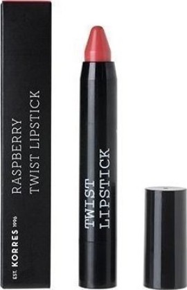 Korres Raspberry Twist Lipstick Cheerful Κραγιόν σε Μορφή Μολυβιού για Εξαιρετική Απόδοση Χρώματος, Διάρκεια & Λάμψη, 2.5g