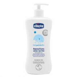 Chicco Αφρόλουτρο Σαμπουάν Baby Moments χωρίς δάκρυα 500 ml