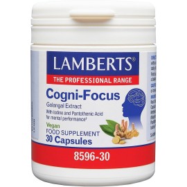 Lamberts Cogni-Focus Συμπλήρωμα Διατροφής για Βελτίωση της Πνευματικής Εγρήγορσης & Συγκέντρωσης 30caps