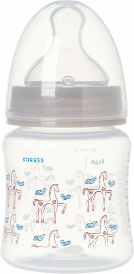 Korres Baby Μπιμπερό με Θηλή Σιλικόνης Αργής Ροής 150ml