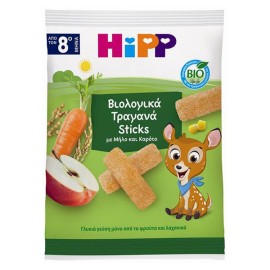 Hipp Bio Sticks με Μήλο & Καρότο από 8m+ 30g