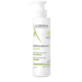A-Derma Dermalibour+ Cica-Gel Moussant Εξυγιαντικό Αφρίζον Τζελ Καθαρισμού για Πρόσωπο & Σώμα 200ml