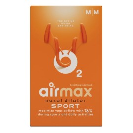 Airmax Nasal Dilator Sport Ρινικός Διαστολέας για Εισπνοή στο Maximum για Όσους Αθλούνται 2τεμ