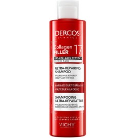 Vichy Dercos Collagen Filler 17 Ultra-Repairing Shampoo Επανορθωτικό Σαμπουάν Μαλλιών κατά του Σπασίματος 150ml