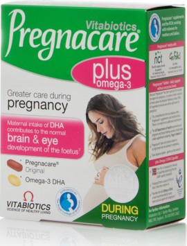 Vitabiotics Pregnacare Plus, 28 ταμπλέτες Pregnacare + 28 κάψουλες με ωμέγα-3