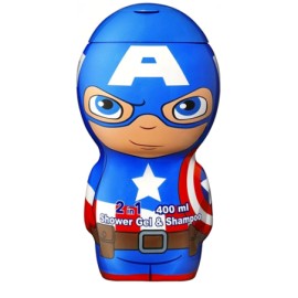 Air-Val Captain America 2 in 1 Αφρόλουτρο & Σαμπουάν 400ml