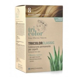 Specchiasol Tricolor Φυτική Βαφή Μαλλιών Χωρίς Αμμωνία Natural Color 8/0 (Ξανθό ανοιχτό)