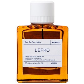 Korres Lefko Eau De Toilette Γυναικείο Άρωμα με Νότες Τριαντάφυλλου & Παιώνιας, 50ml