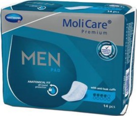 Hartmann Molimed For Men Protect Επιθέματα Για Την Ανδρική Ακράτεια 14 Tεμάχια