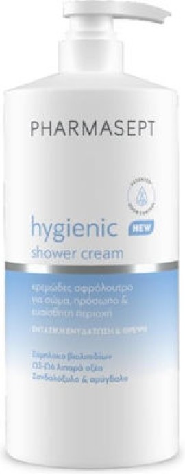 Pharmasept Hygienic Shower Cream Κρεμώδες Αφρόλουτρο 1000ml