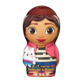 Air-Val International Gabbys Dollhouse 2-in-1 Shower Gel and Shampoo 400ml