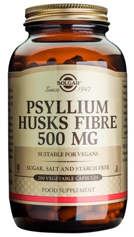 Solgar Psyllium Husks Fibre 500mg 200 Φυτικές Κάψουλες