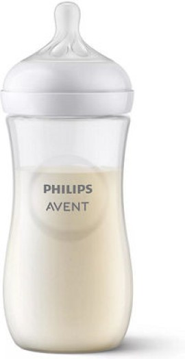Philips Avent Natural Response Πλαστικό Μπιμπερό 3m+Θηλή Σιλικόνης Ροή 4, 330ml