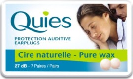 Quies Earplugs Natural Wax Ωτοασπίδες Από Φυσικό Κερί 2 Ζεύγη  [7100]