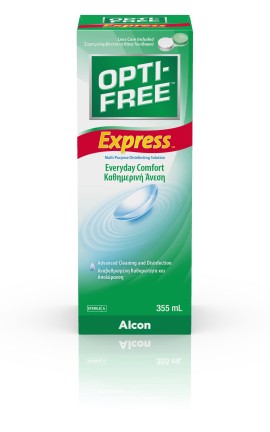 Alcon Opti Free Solution Express Διάλυμα Φακών Επαφής 355ml