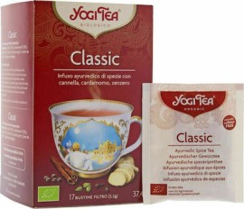 Yogi Tea Classic,Με Κανέλα, Κάρδαμο,Γαρύφαλλο & Τζίντζερ(17 Φακελάκια)