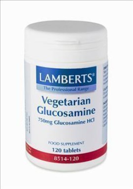 Lamberts Vegetarian Glucosamine 750mg, Γλυκοσαμίνη για Χορτοφάγους, 120 Tabs