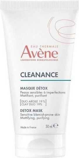 Avene Eau Thermale Cleanance Detox Mask, Μάσκα Αποτοξίνωσης 50ml.