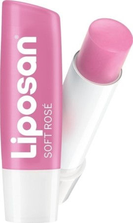 Liposan Lip Balm Soft Rose Blister Με Άρωμα Εκχύλισμα Τριαντάφυλλου 4.8gr