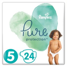 Pampers  Pure Protection Μέγεθος 5 [11-16kg] 24 Πάνες