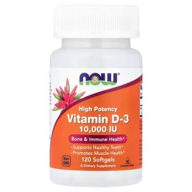 Now Vitamin D3 10.000 IU 120softgels