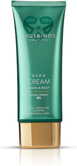 Avgerinos Cosmetics Avra Hands & Body Cream Ενυδατική Κρέμα Χεριών & Σώματος 200ml