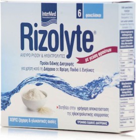 Intermed Rizolyte Ηλεκτρολύτες για Βρέφη, Παιδιά & Ενήλικες (6 φακελάκια)