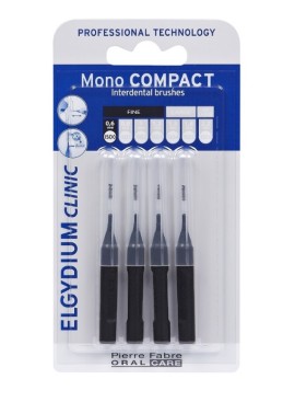 Elgydium Clinic Mono Compact Black Μεσοδόντια Βουρτσάκια 0,35 4 Τεμάχια