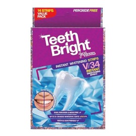 7th Heaven Teeth Bright Instant Whitening Strips Ταινίες Λεύκανσης Δοντιών 14 Τεμάχια