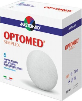 Master Aid Optomed Simplex, Οφθαλμικό Αποστειρωμένο Επίθεμα 6τμχ