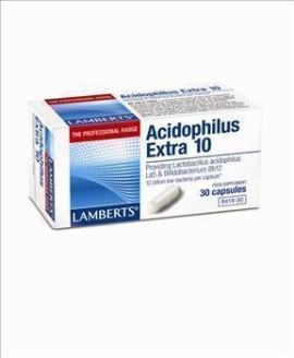 Lamberts Acidophilus Extra 10 Milk Free , 30caps