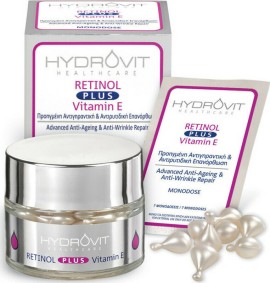 Hydrovit Retinol Plus Vitamin E Monodoses Αντιγηραντικός Ορός Προσώπου με Βιταμίνη Ε σε Μονοδόσεις 6