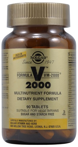 Solgar VM-2000™ Συμπλήρωμα Διατροφής Πολυβιταμινών 90 Ταμπλέτες