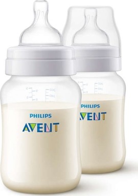 Avent Anti-Colic Μπιμπερό Πολυπροπυλενίου Κατά των Κολικών Χωρίς BPA 260ml 2τμχ