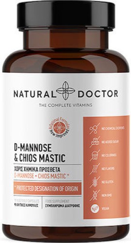 Natural Doctor D-Mannose & Chios Mastic 90 φυτικές κάψουλες