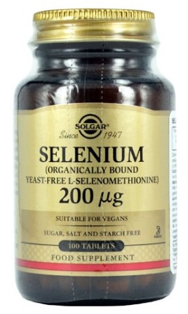 Solgar Selenium 200mcg 100 Ταμπλέτες