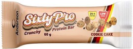 Anderson SixtyPro Protein Bar Cookie Cake Crunchy Πρωτεϊνική Μπάρα 60g