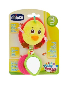 Chicco Baby Senses Κουδουνίστρα & Μασητικό Τσάρλι Το Κοτοπουλάκι 3Μ+